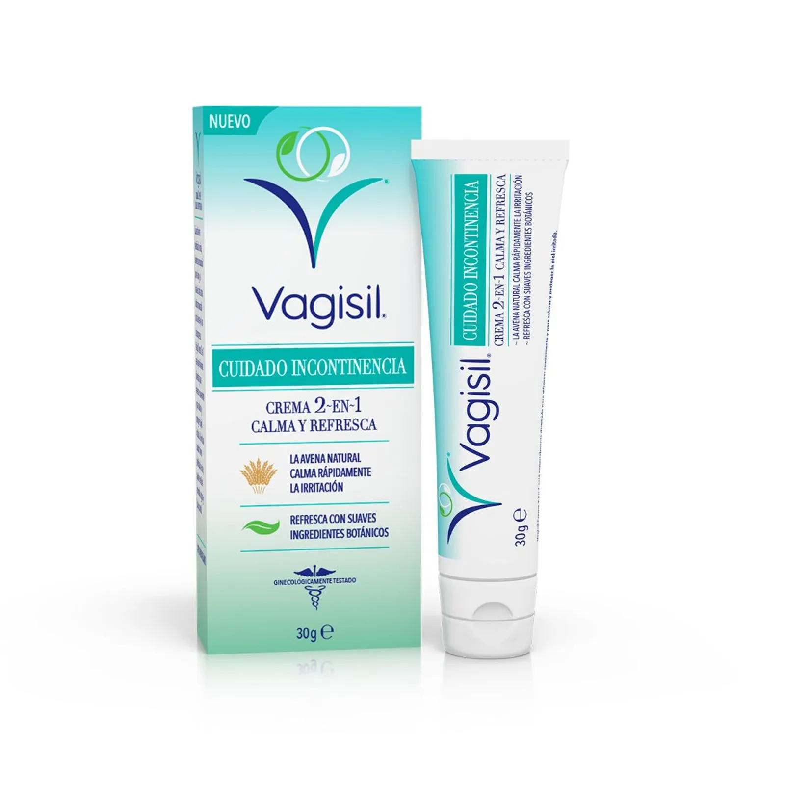 1252565-1600-1600 Vagisil Crema Íntima Cuidado Incontinencia 30 G - Imagen de 1
