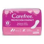Carefree Protectores Diarios Protección Compact X20 UN