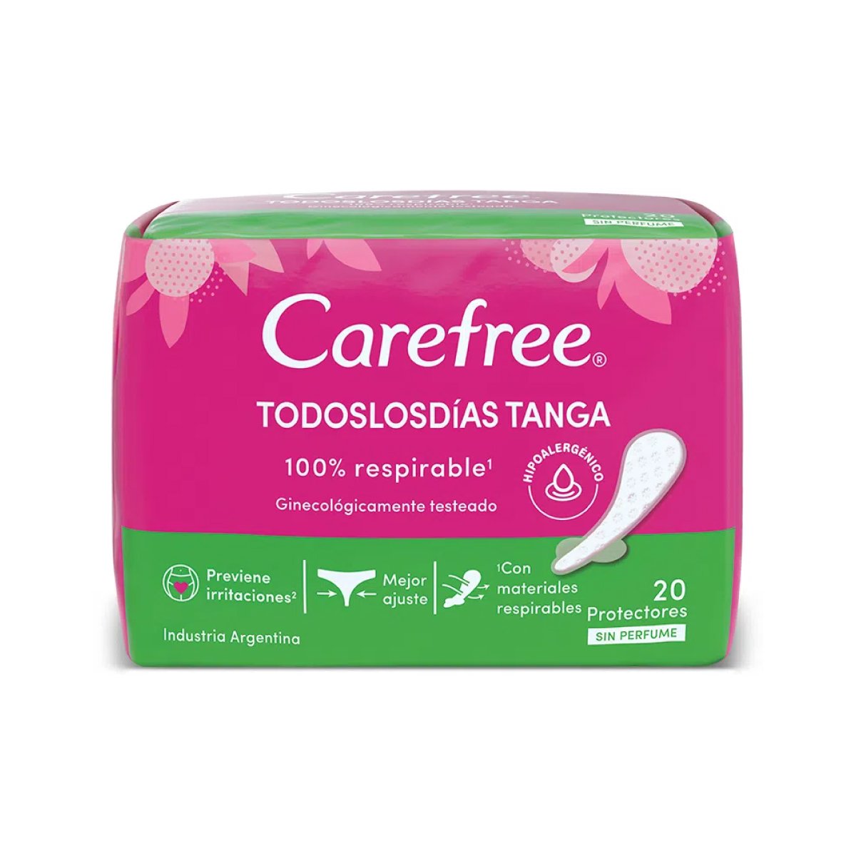 1__51072_zoom Carefree Protectores Diarios Todos Los Dias Tanga X20 UN - Imagen de 1