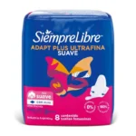 Siempre Libre Toallitas Femeninas Adapt Plus Ultrafina Suave con Alas X8 UN