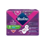 Nosotras Toallitas Nocturnas Suave x 8 un