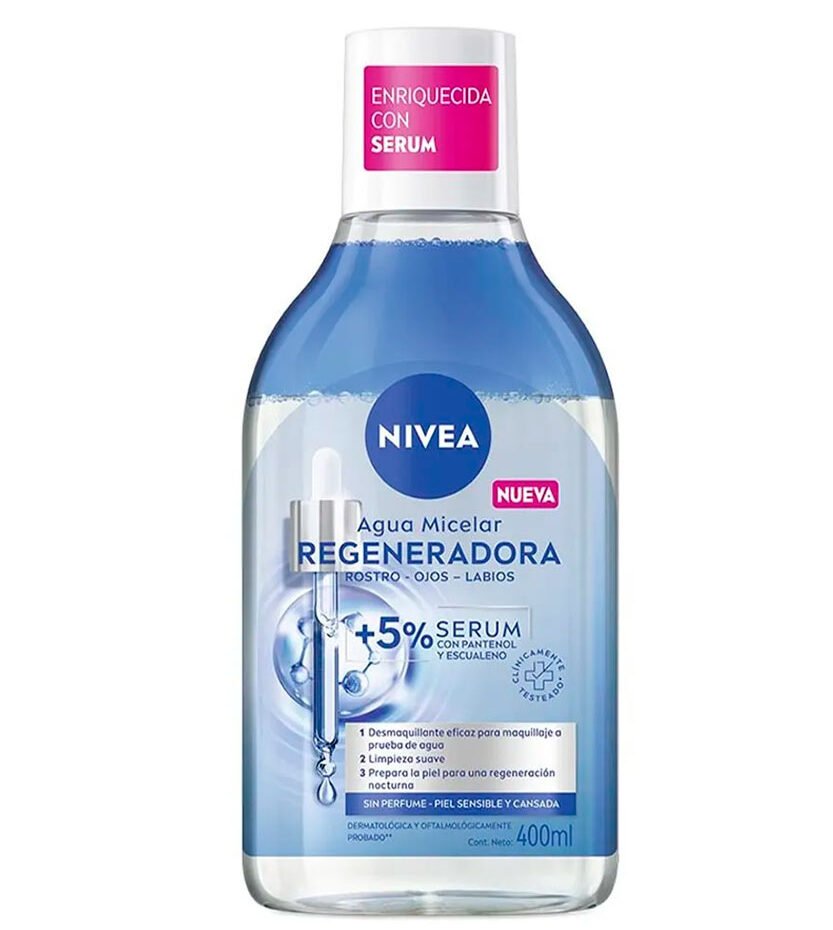 .265 Nivea Agua Micelar Regeneradora Enriquecida Con Sérum X 400 ML - Imagen de 1