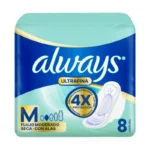 Always Toallitas Femeninas Ultrafina Seca X8 UN