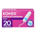 Kotex Tampones Digitales Medio X20 UN