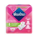 Nosotras Toallitas Delgada Suave Curv C/A X8 UN