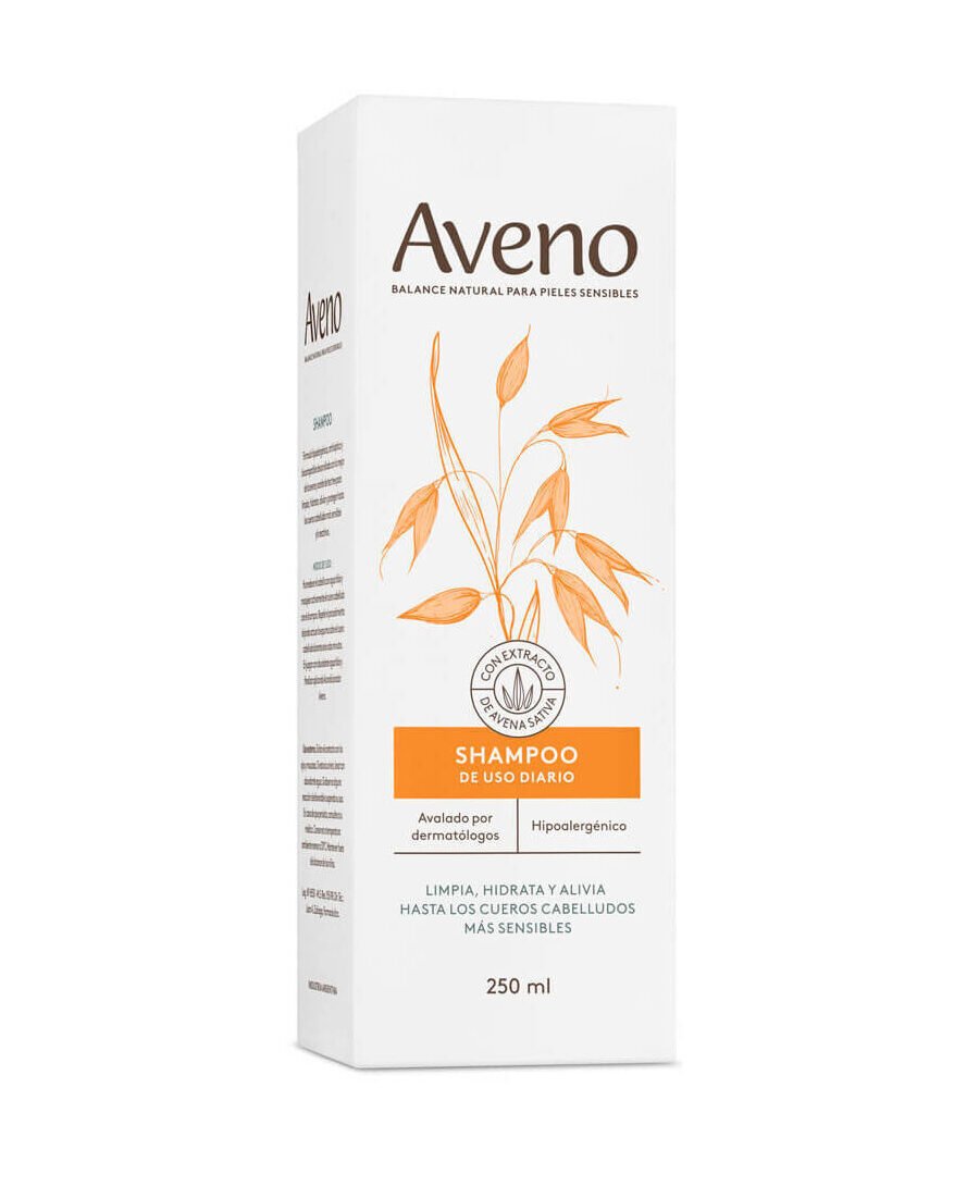 7793742004360-2 Aveno Shampoo Hidratante y Emoliente 250 ML - Imagen de 1