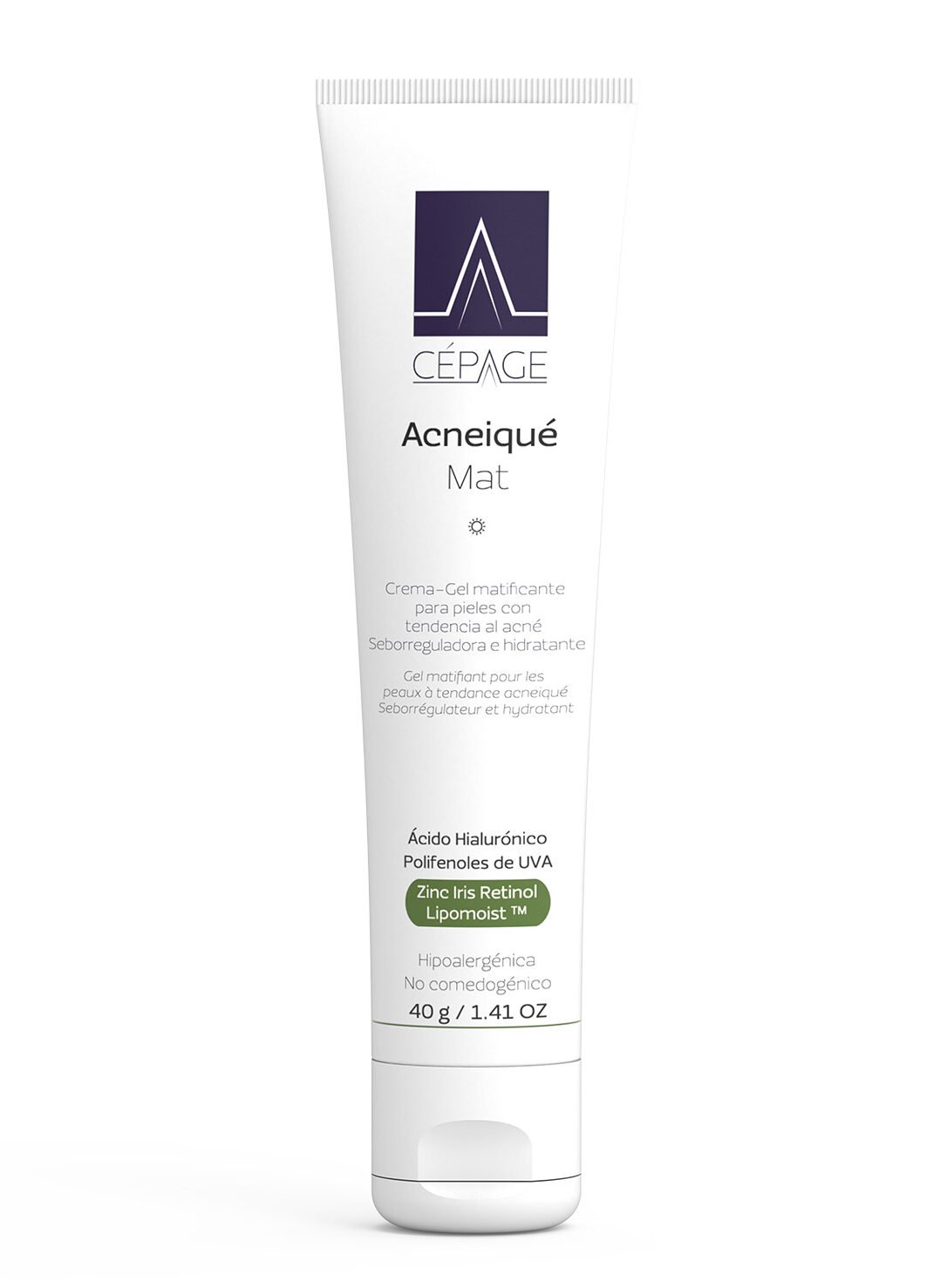 8039539 Cepage Acneiqué Mat Crema Gel Matificante X 40 G - Imagen de 1