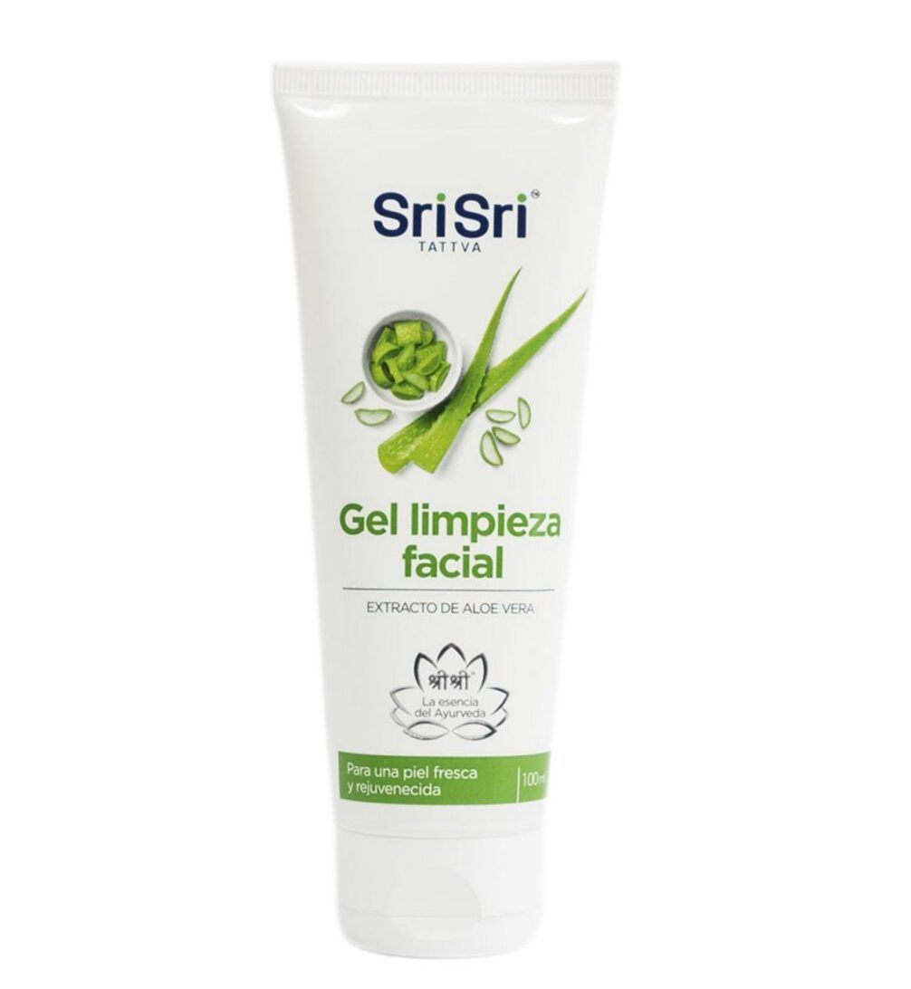 8110201 Sri Sri Gel Limpieza Facial Con Aloe Vera X 100 ML - Imagen de 1