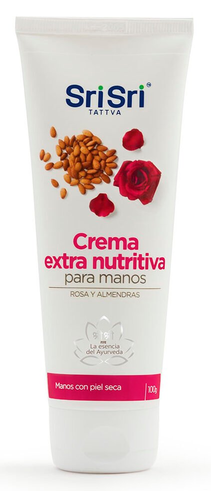 8110223 Sri Sri Crema Nutritiva Manos Rosa Y Almendras X100 G - Imagen de 1