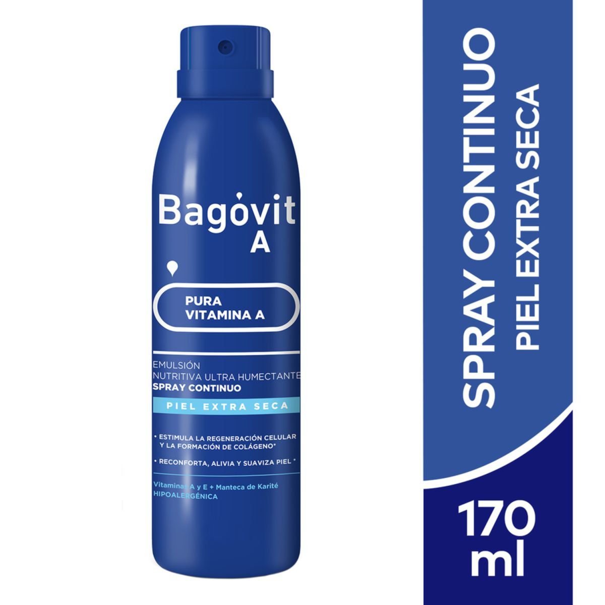 8116939 Bagovit A Emulsion Piel Extra Seca Spray X 170 ML - Imagen de 1