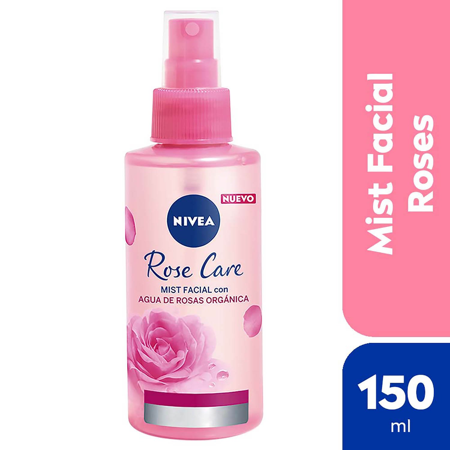 8118512 Nivea Rose Care Mist Facial Refrescante en Spray X 150 ML - Imagen de 1