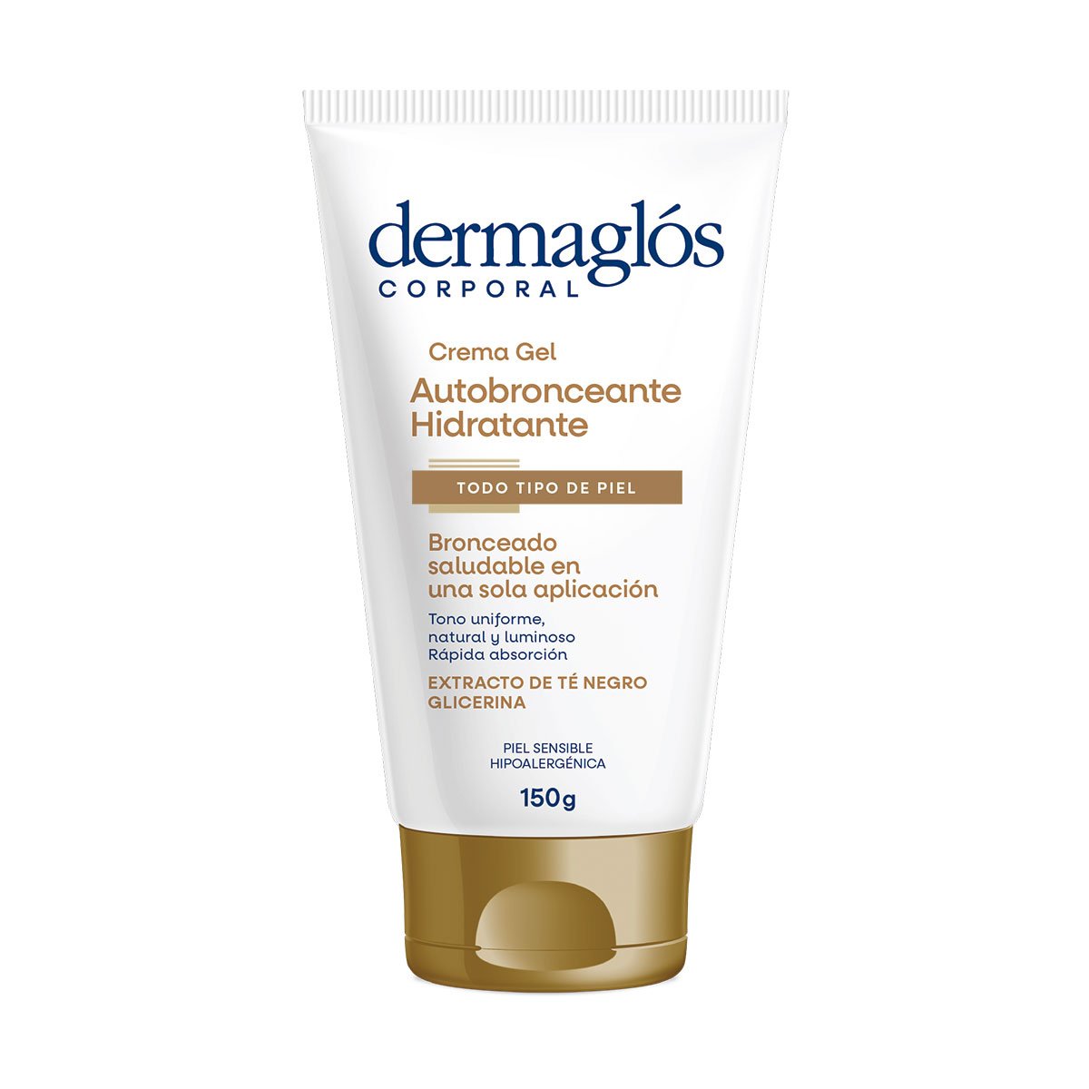 8124667 Dermaglos Autobronceante Crema Gel Hidratante X 150 G - Imagen de 1