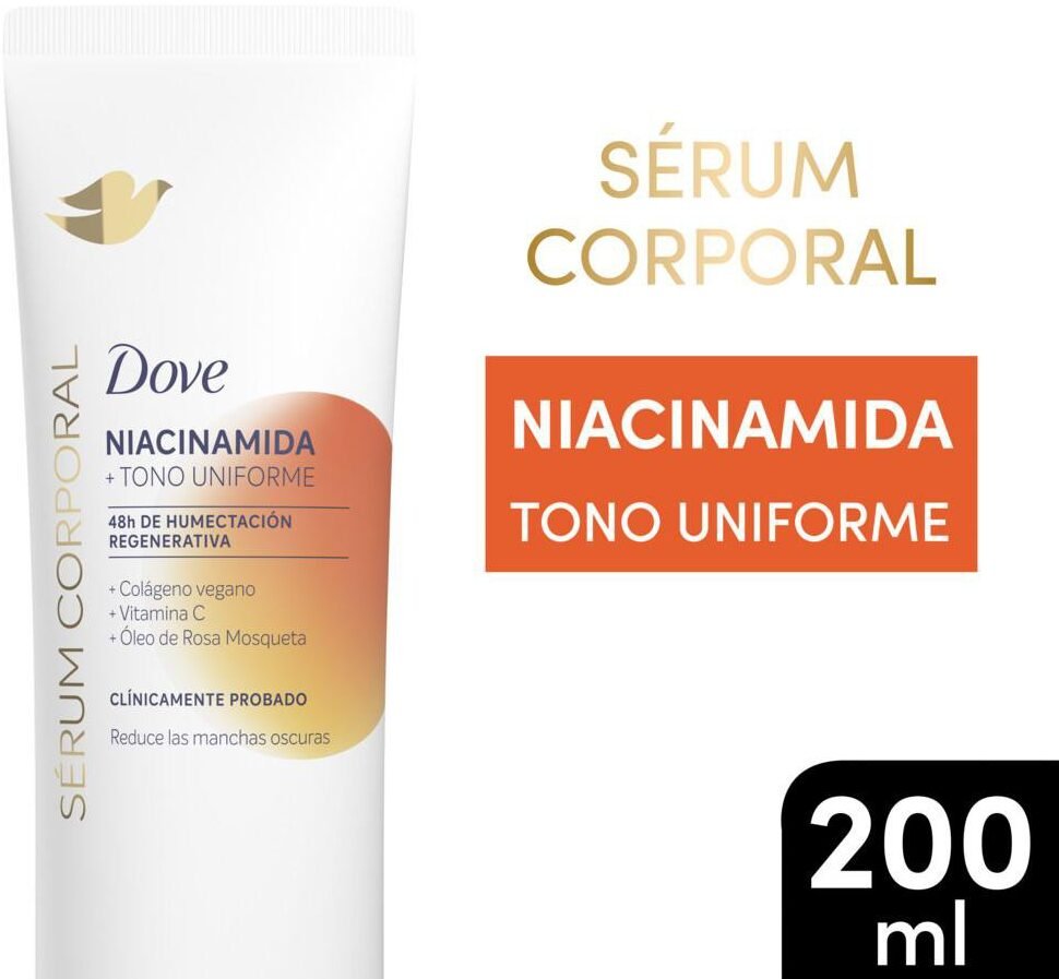8133240 Dove Sérum Corporal Tono Uniforme Niacinamida X 200 ML - Imagen de 1