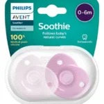 Avent Soothie Chupetes Silicona Ortodontico (0 A 6 M) X2