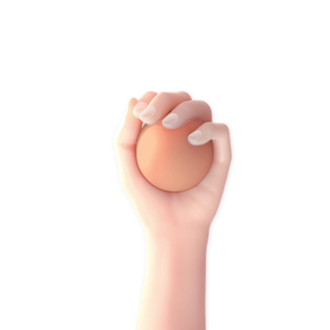 esfera-naranja Gelform Esfera De Gel Polímero Rehabilitación Manos - Imagen de 1