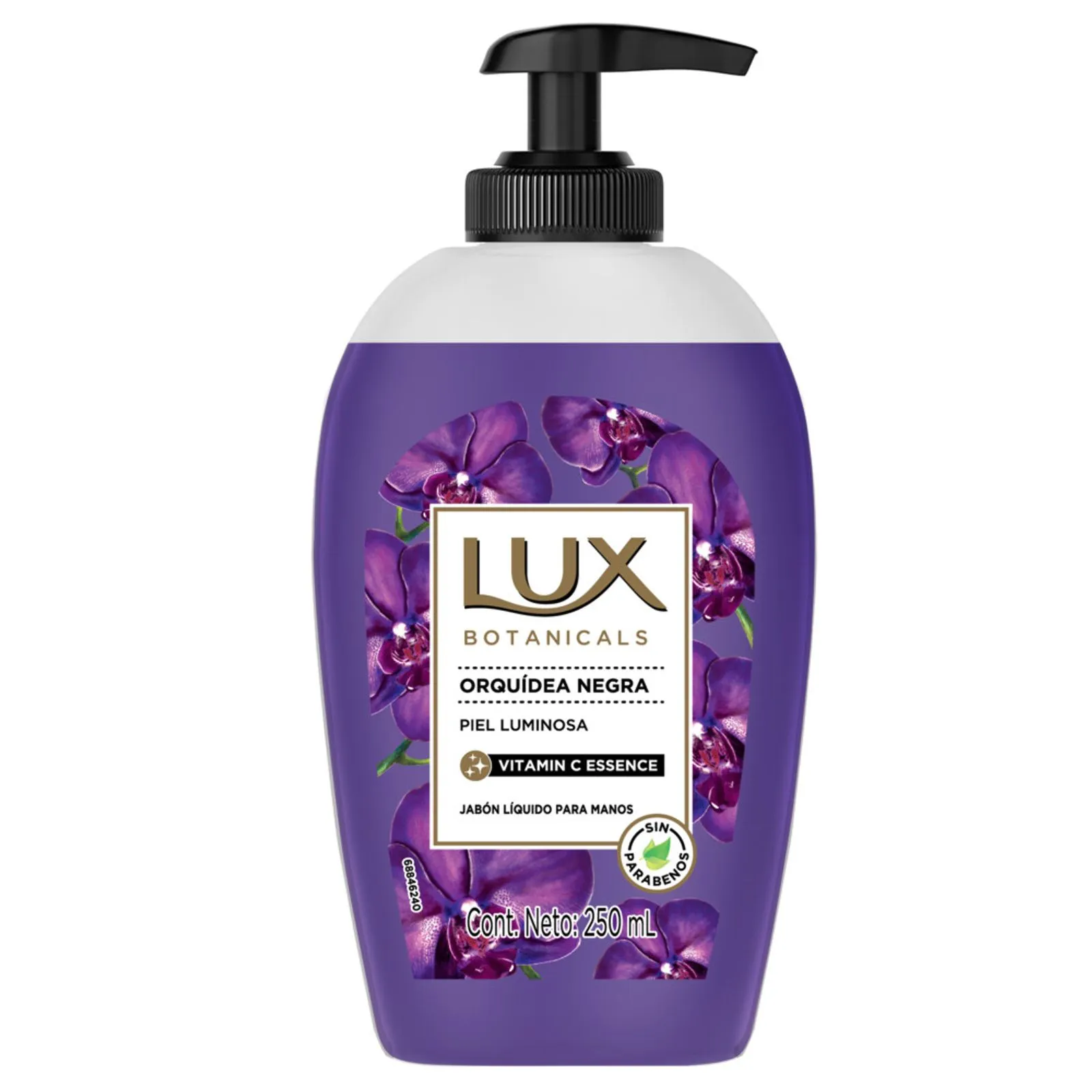 1218861-1600-1600 Lux Jabon Liquido P/Manos Orquídeas Negra 250 ML - Imagen de 1