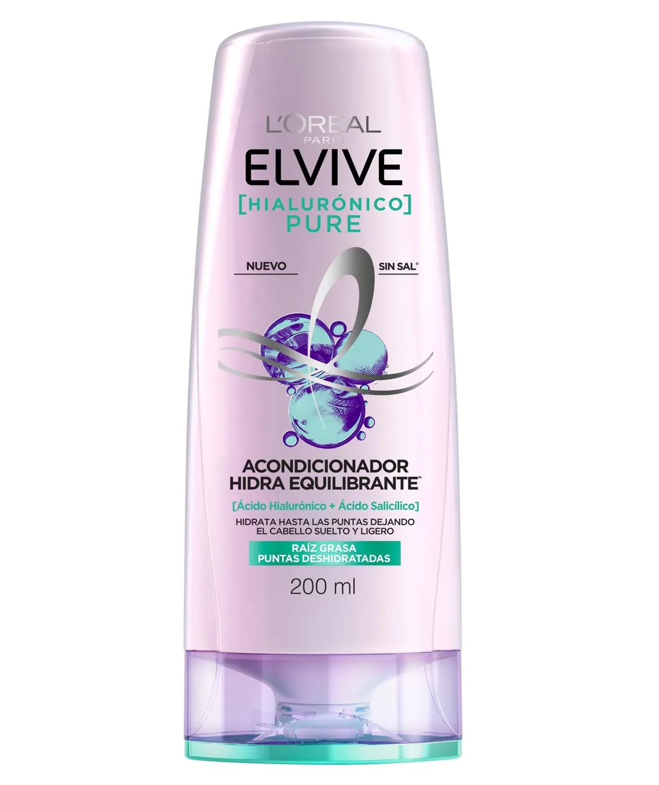 1230933-1600-1600 Elvive Acondicionador Hialuronico Pure 200 ML - Imagen de 1