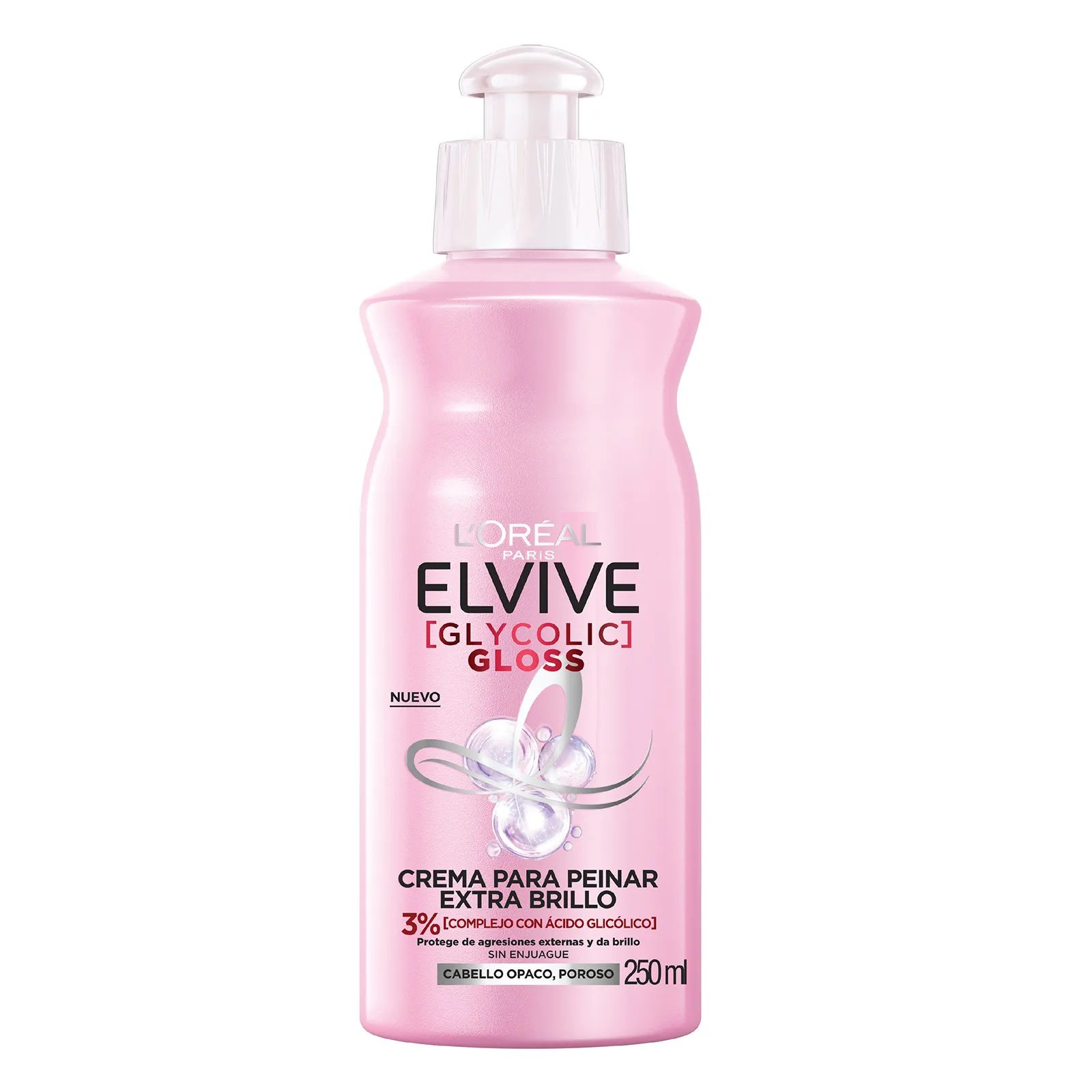 1237536-1600-1600 Elvive Crema de Peinar Glycolic Gloss 250 ML - Imagen de 1