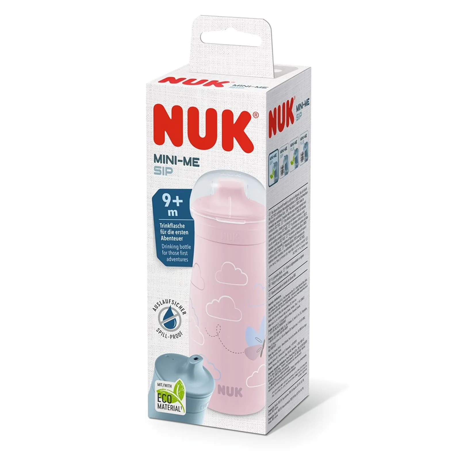 1294422-1600-1600 Nuk Vaso Mini-me Sip Mariposa Rosa 300 ML - Imagen de 1