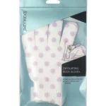 Basicare Guante Exfoliante P/Cuerpo Lunares Lila