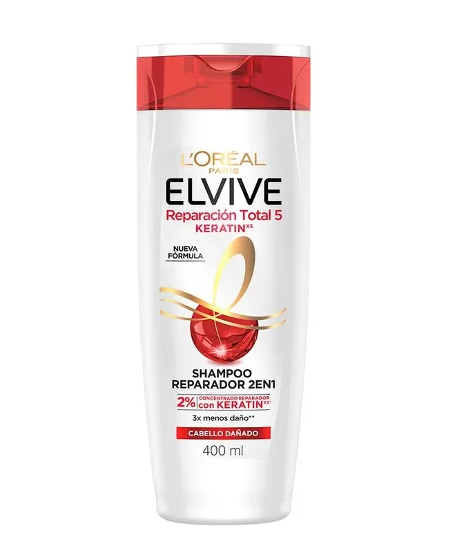 176886-800-auto Shampoo Elvive Reparación Total 5 400 ML - Imagen de 1