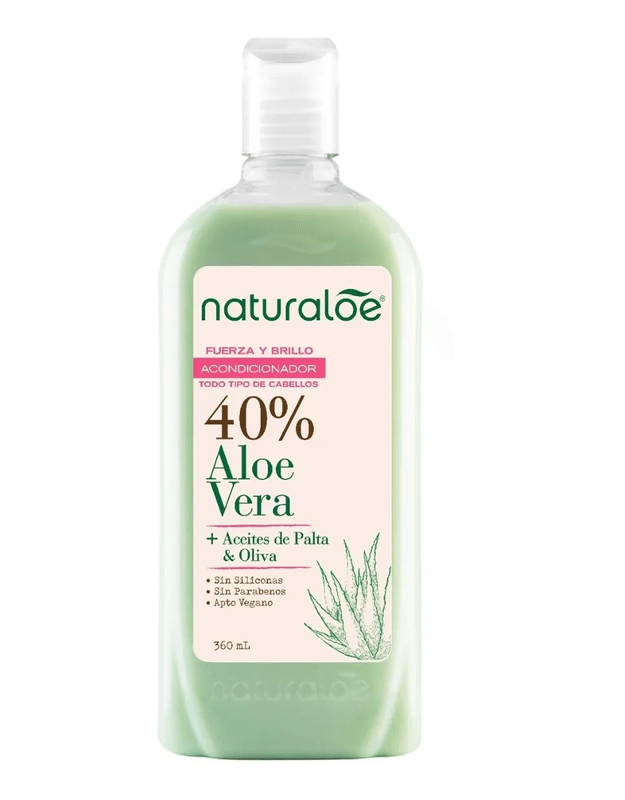 181671-800-800 Naturaloe Acondicionador Fuerza Y Brillo 360 ML - Imagen de 1