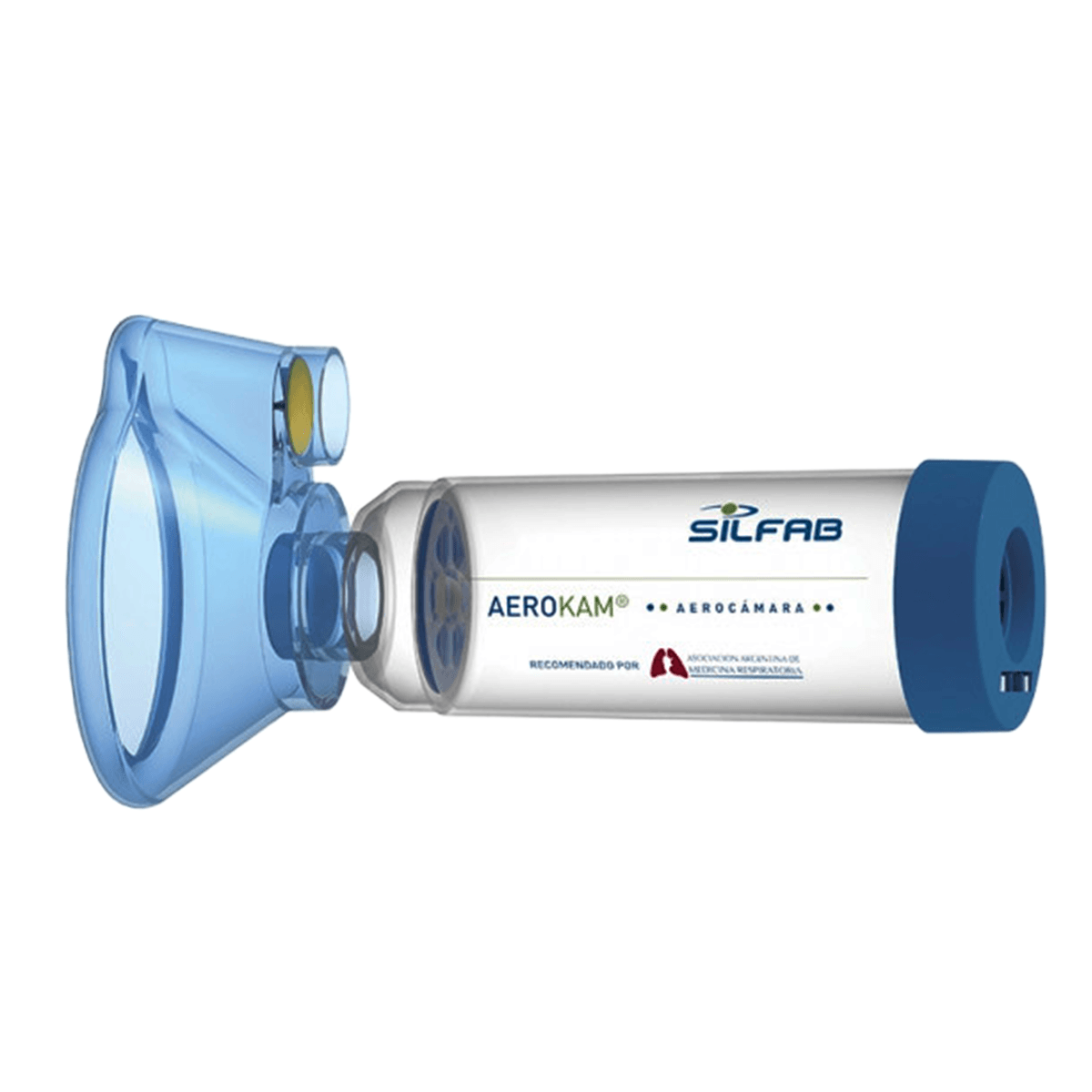 183916-1600-auto Silfab Set Aerocámara Con Máscara Neonatal - Imagen de 1