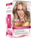 Loreal Excellence Kit Coloracion 8.1 Rubio Claro Ceniza