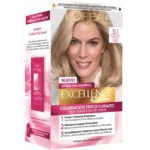Loreal Excellence Kit Coloracion 9.1 Rubio Muy Claro Ceniza