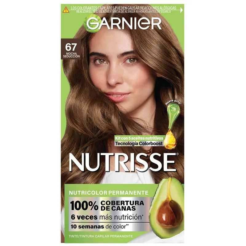 203699-800-auto Garnier Nutrisse Kit Coloracion 67 Mocha Seduccion - Imagen de 1