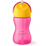 Avent Vaso Con Sorbete Straw Cup Rosa 300 ML