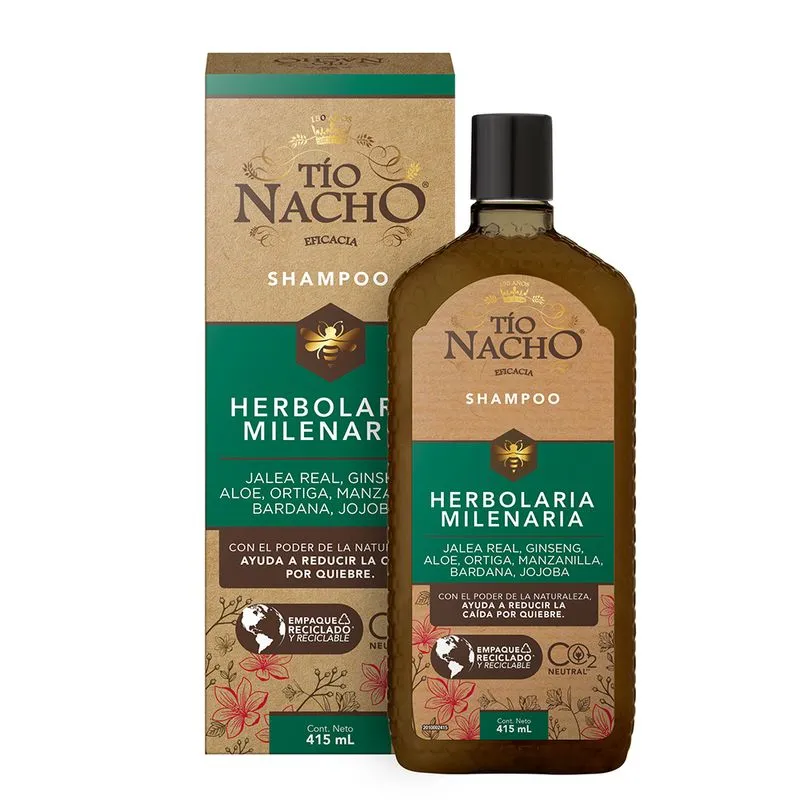 207767-800-800 Tio Nacho Shampoo Herbolaria Milenaria 415 ML - Imagen de 1