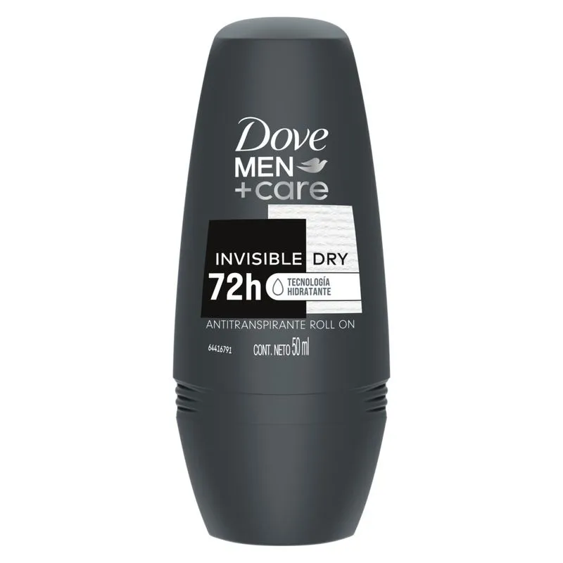 259254-800-auto (1) Dove Desodorante Men Roll On Invisible Dry X 50 ML - Imagen de 1