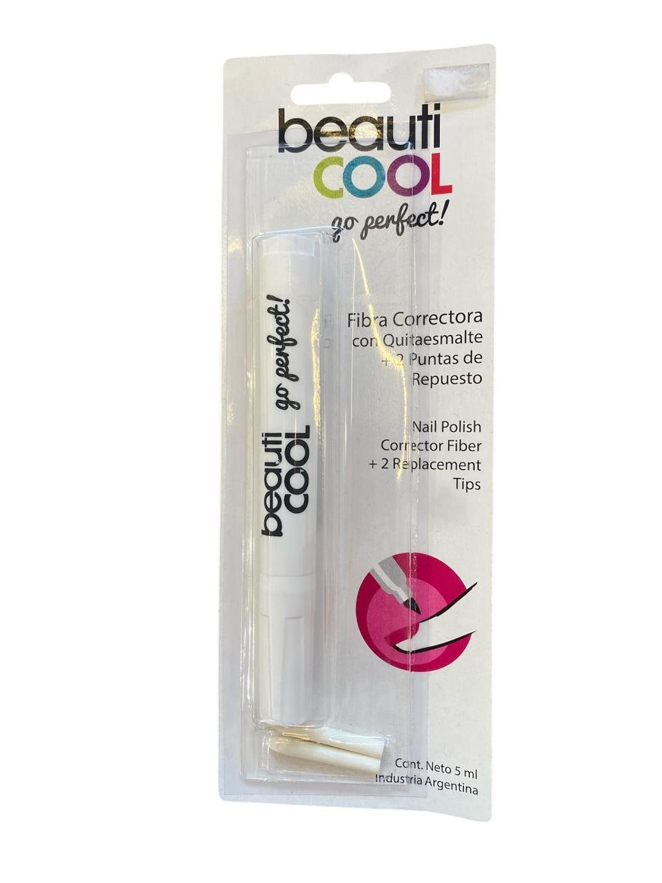 3ae9291c-5770-4626-acdc-51116cd38786 Beauti Cool Fibra Correctora con Quitaesmalte - Imagen de 1
