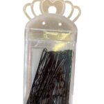 Hebillas Negras Invisibles en Estuche