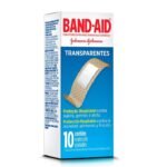 Band Aid Apósitos Adhesivos Transparentes X10 UNID.