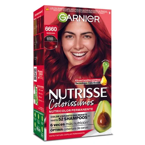 6660-manzana-06 Garnier Nutrisse Colorissimos Kit Coloracion 6660 Manzana - Imagen de 1
