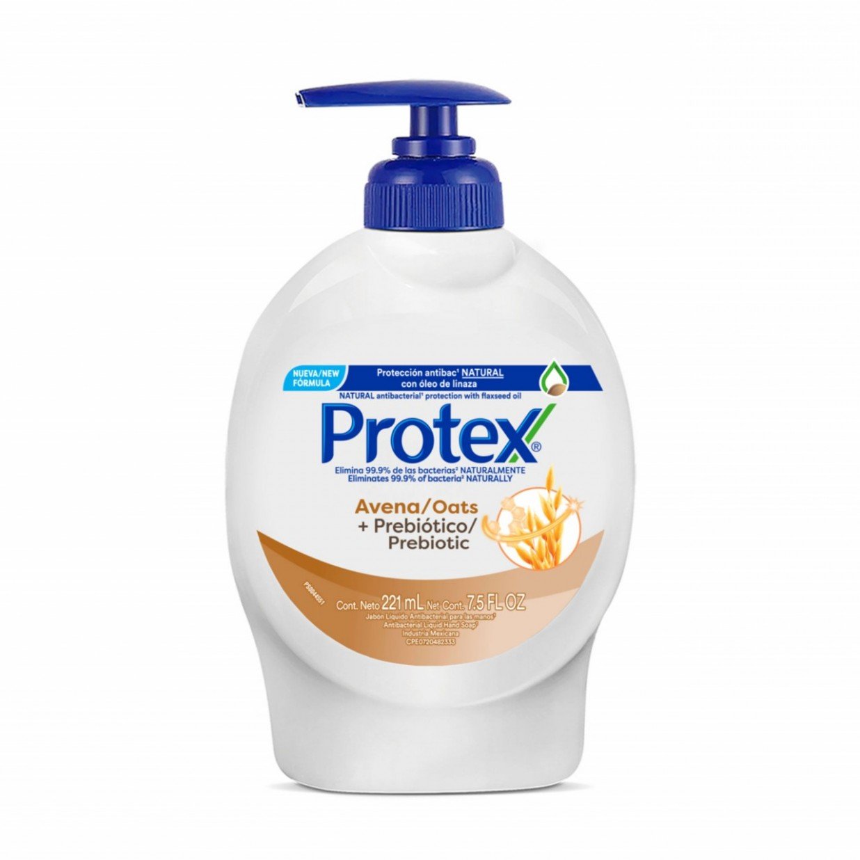 7702010420313_02__28635_zoom Protex Jabón Líquido Avena X 221 ML - Imagen de 1
