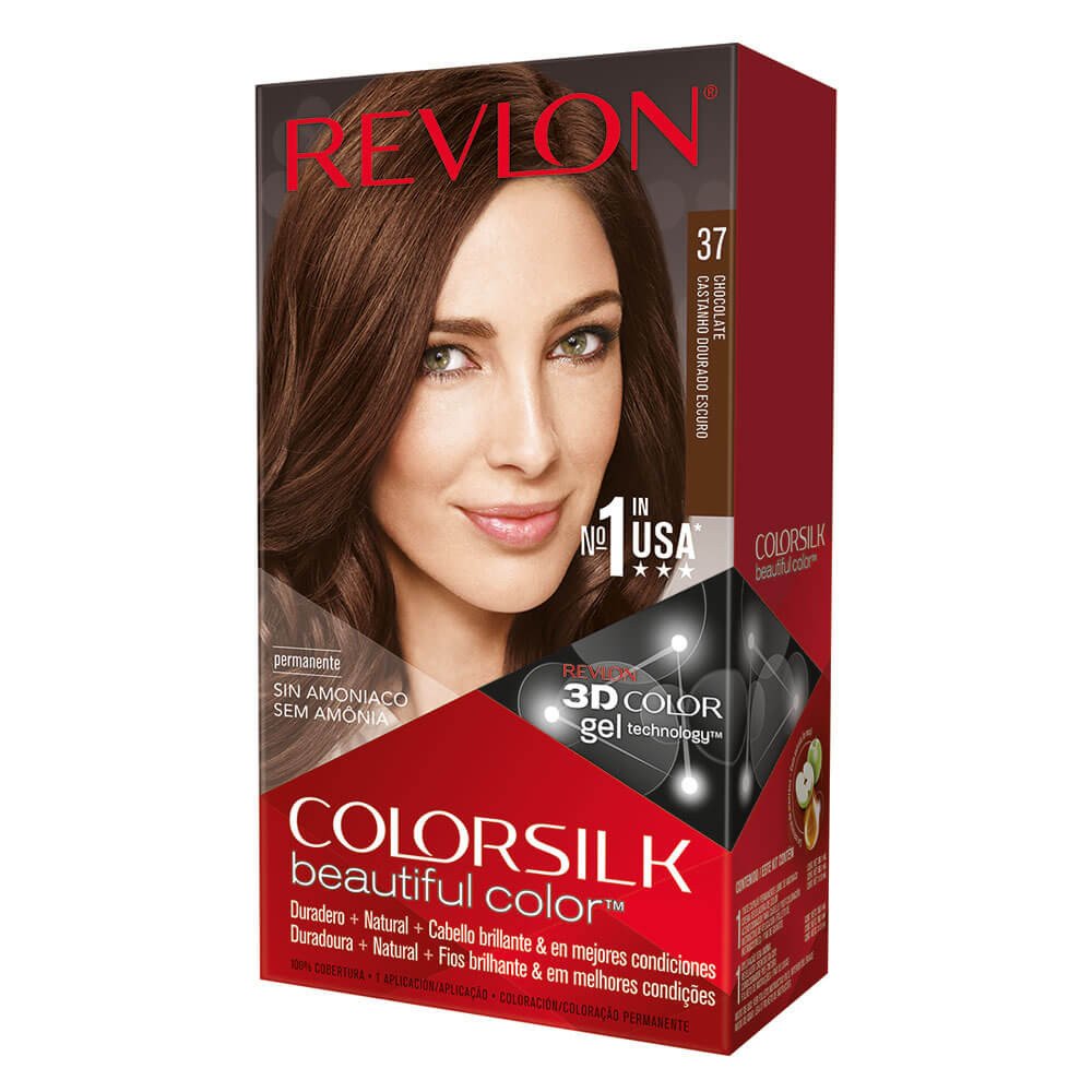 8013947 Revlon Colorsilk Kit Coloracion 37 Chocolate - Imagen de 1