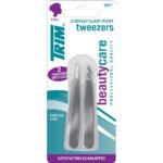 Trim Set Pinzas Depilar Compacta Oblicua y de Punta X 2