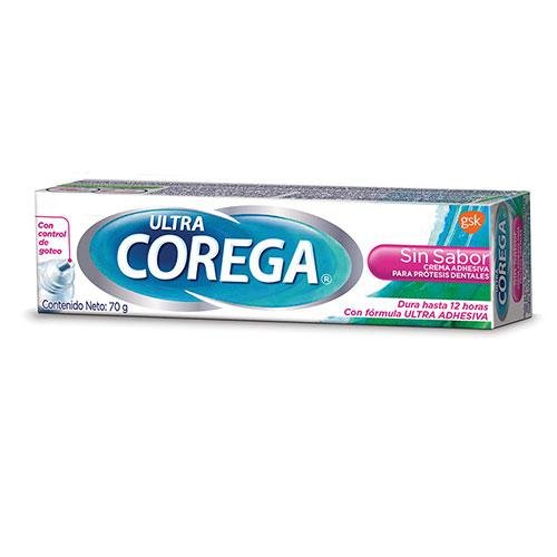 8024110 Corega Adhesivo Ultra Crema Sin Sabor X 70 G - Imagen de 1