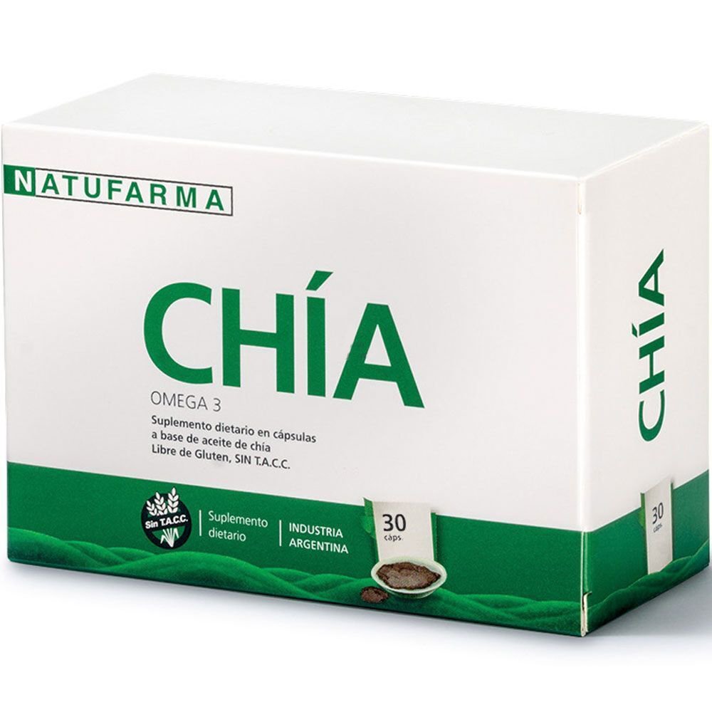 8024844 Natufarma Chía Omega 3 X 30 Cáps. - Imagen de 1