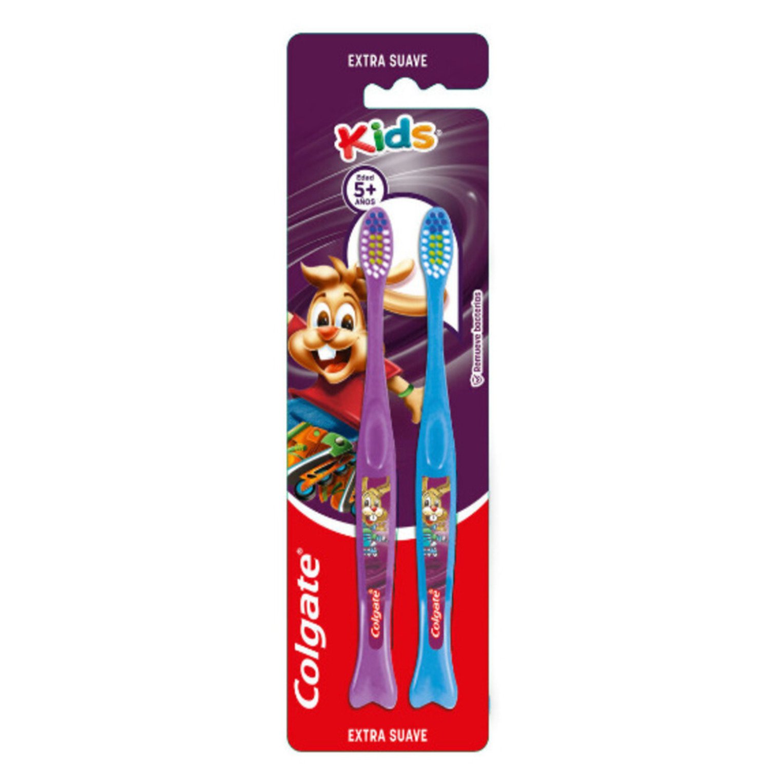 8032465 Cepillo Dental Colgate Kids X 2 UNID. - Imagen de 1