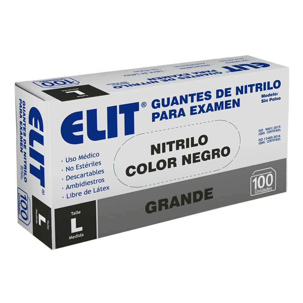8036978 Elit Guantes de Látex para Exámen L X 100 - Imagen de 1