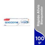 Sensodyne Crema Dental Para Dientes Sensibles Rápido Alivio Blanqueador X 100 G