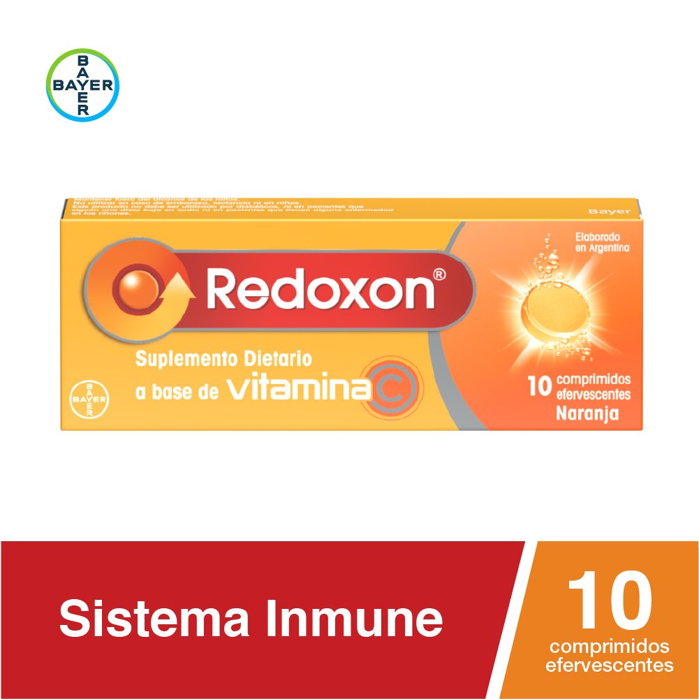 8039633 Redoxon Suplemento Dietario Vitamina C X 10 Comp. Efervescentes - Imagen de 1