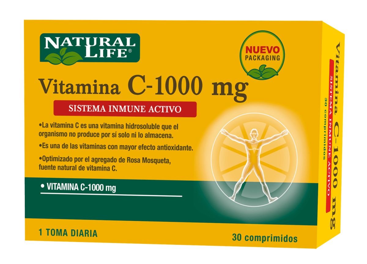 8039873 Natural Life Vitamina C X 30 Comp. - Imagen de 1