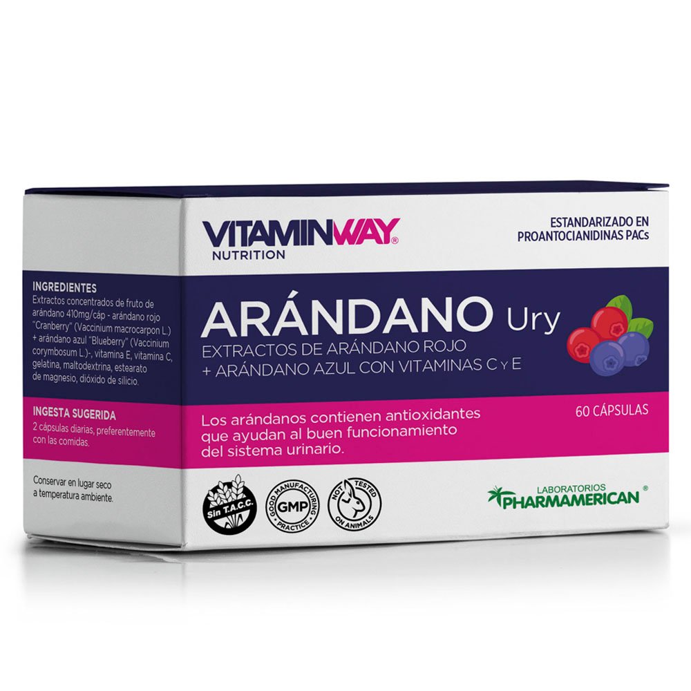 8040890 Vitamin Way Suplemento Dietario Arandano Ury X 60 Caps. - Imagen de 1