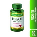 Natures Bouty Aceite fish omega 3 y omega 6 1200 mg X 60 Capsulas