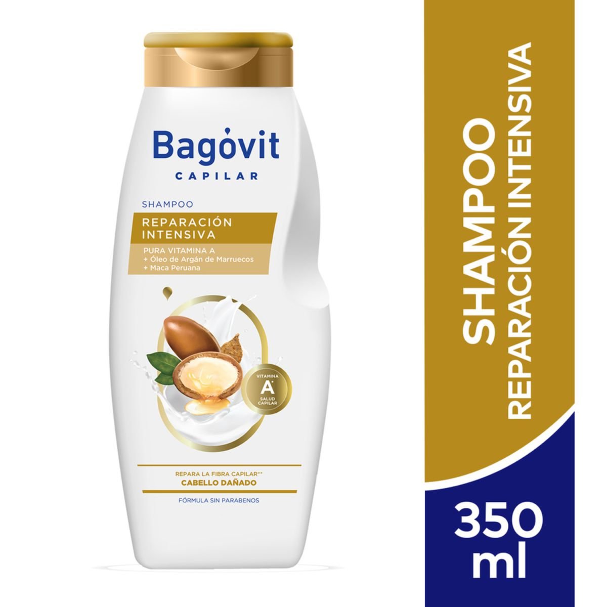 8119182 Bagovit Capilar Shampoo Reparación Intensiva X 350 ML - Imagen de 1